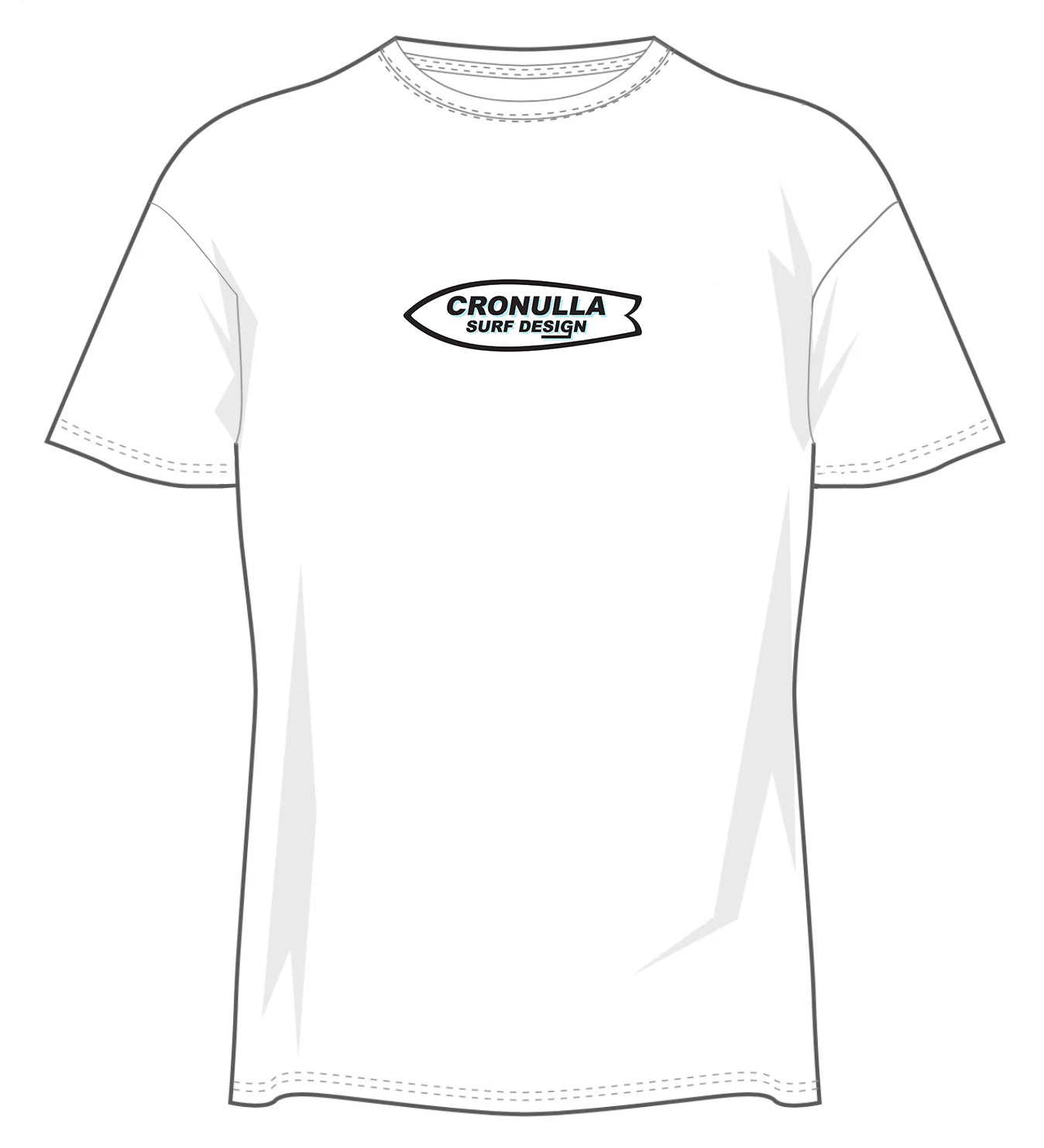 Cronulla Surf Design Surf Tee Shirt