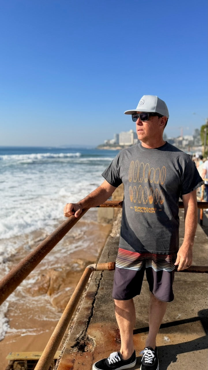 Shapers Tee (Washed Grey)
