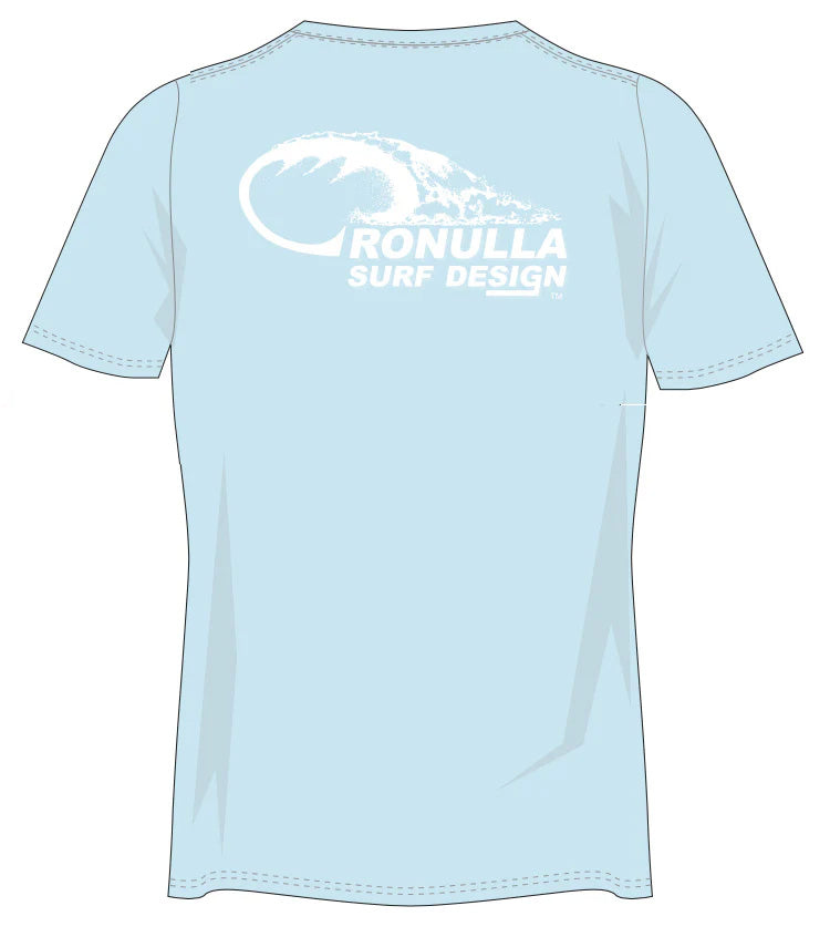 1980 Retro Surf Tee (Blue)