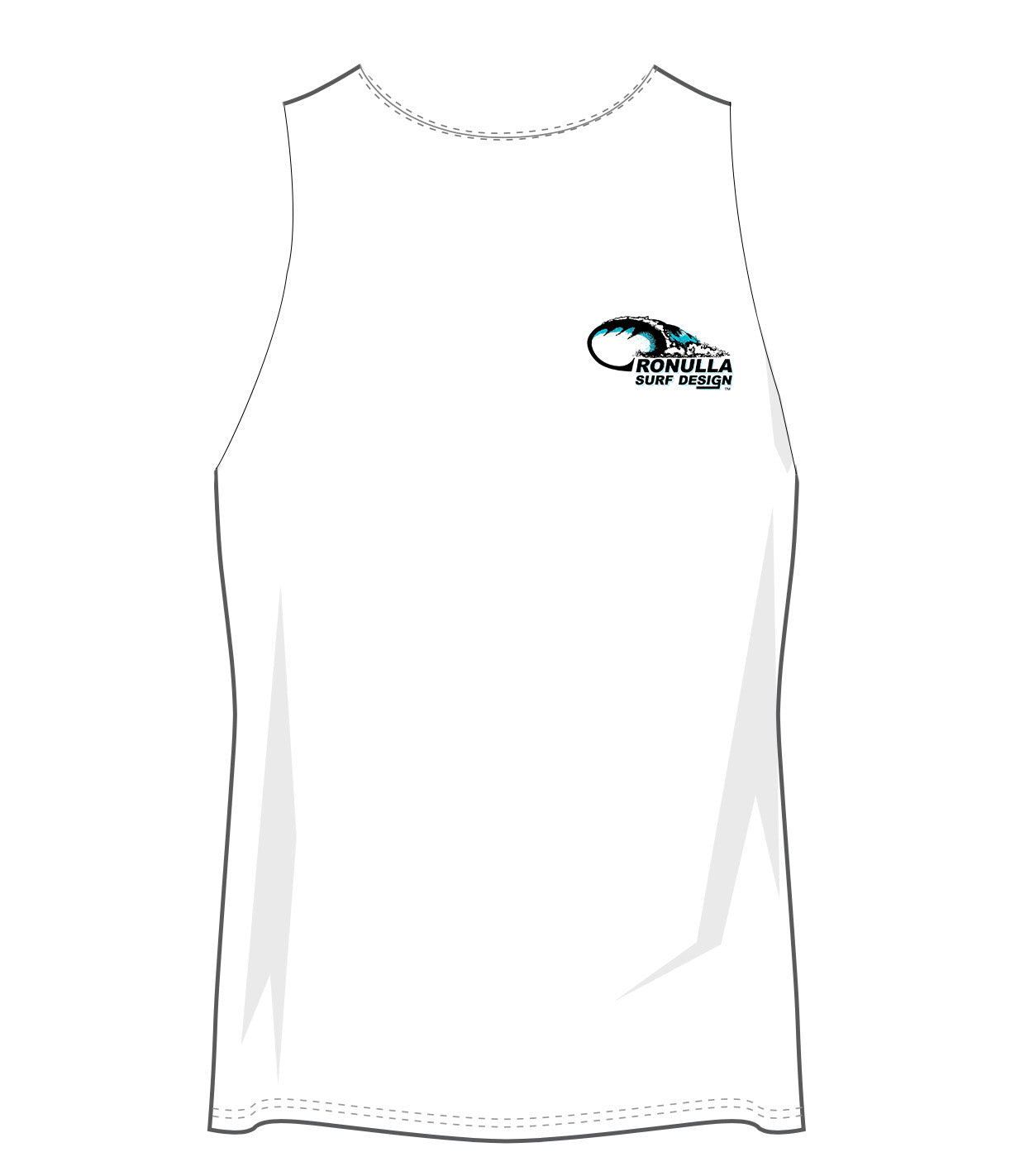 Cronulla Surf Design Surf Singlet