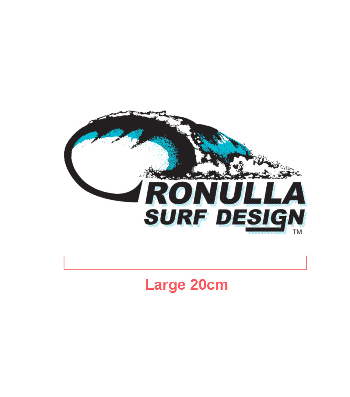 Cronulla Surf Design Car Sticker