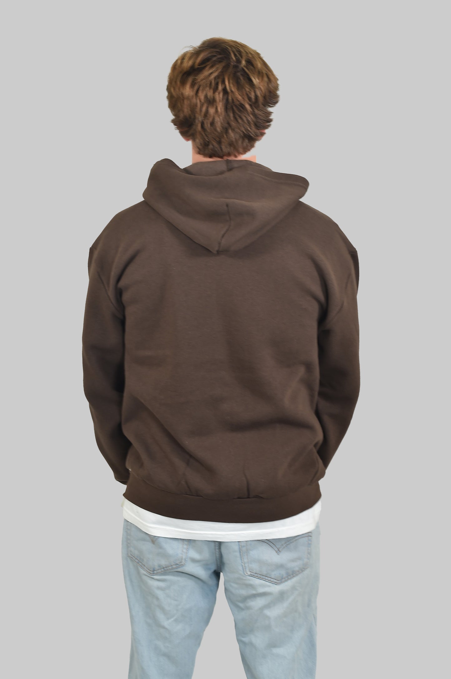 1990 Time Warp Zip Hoodie (Brown)