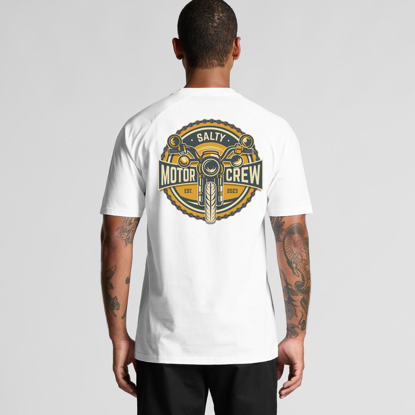 Salty Motor Crew Tee