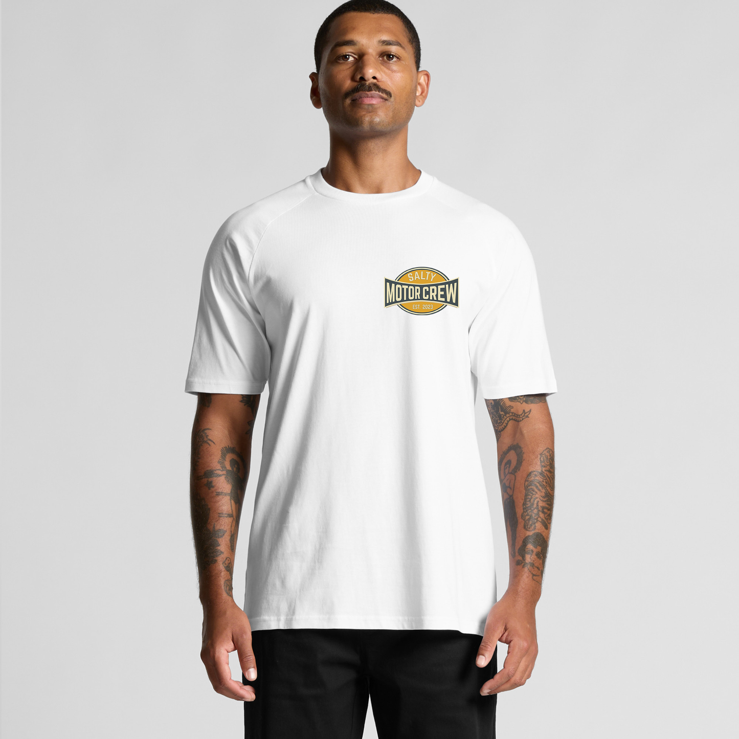 Salty Motor Crew Tee