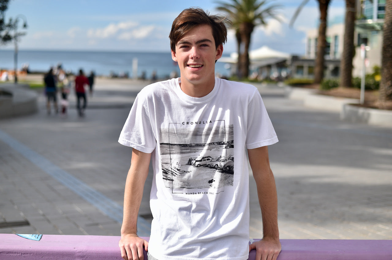 Cronulla Surf Design Wanda Beach Surf Tee Shirt Bob Weeks