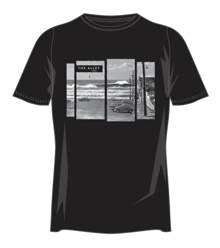 Cronulla Surf Design North Cronulla Beach Surf Tee Shirt Bob Weeks