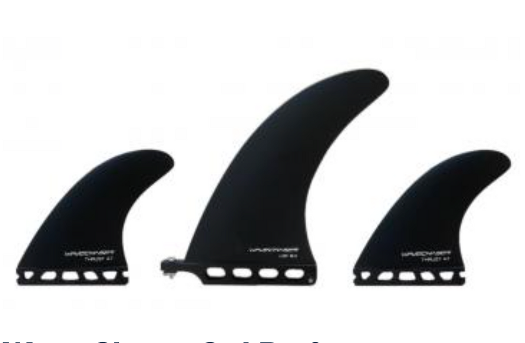 Wave Chaser 2+1 Performance Surf/SUP Fin Sets
