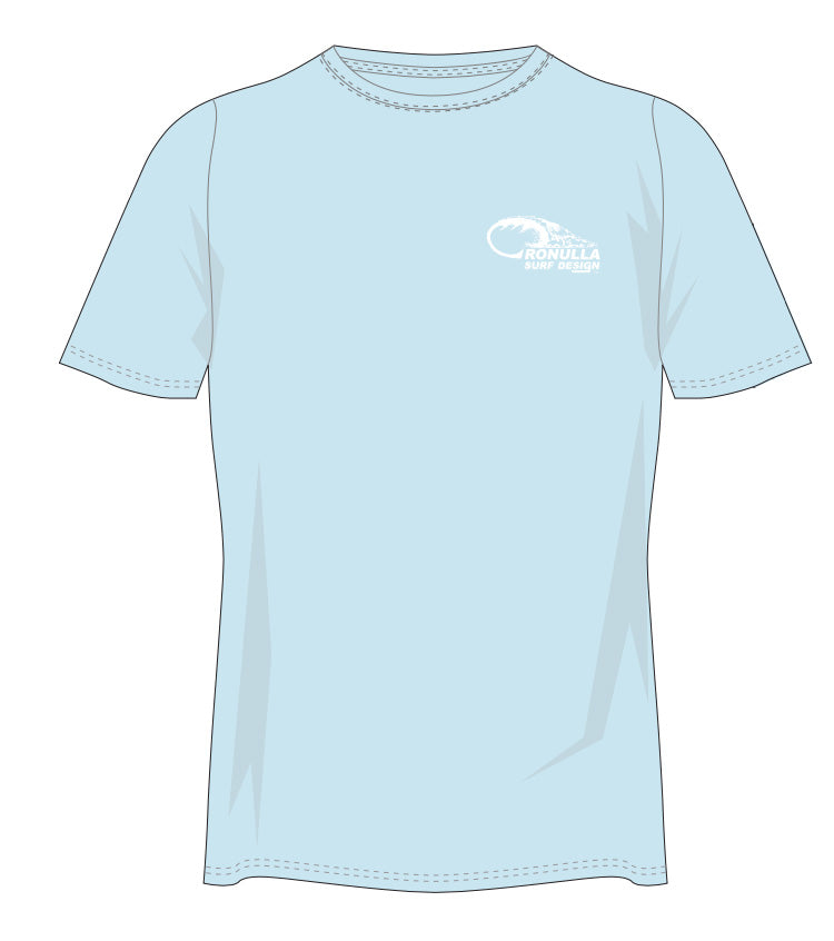 1980 Retro Surf Tee (Blue)