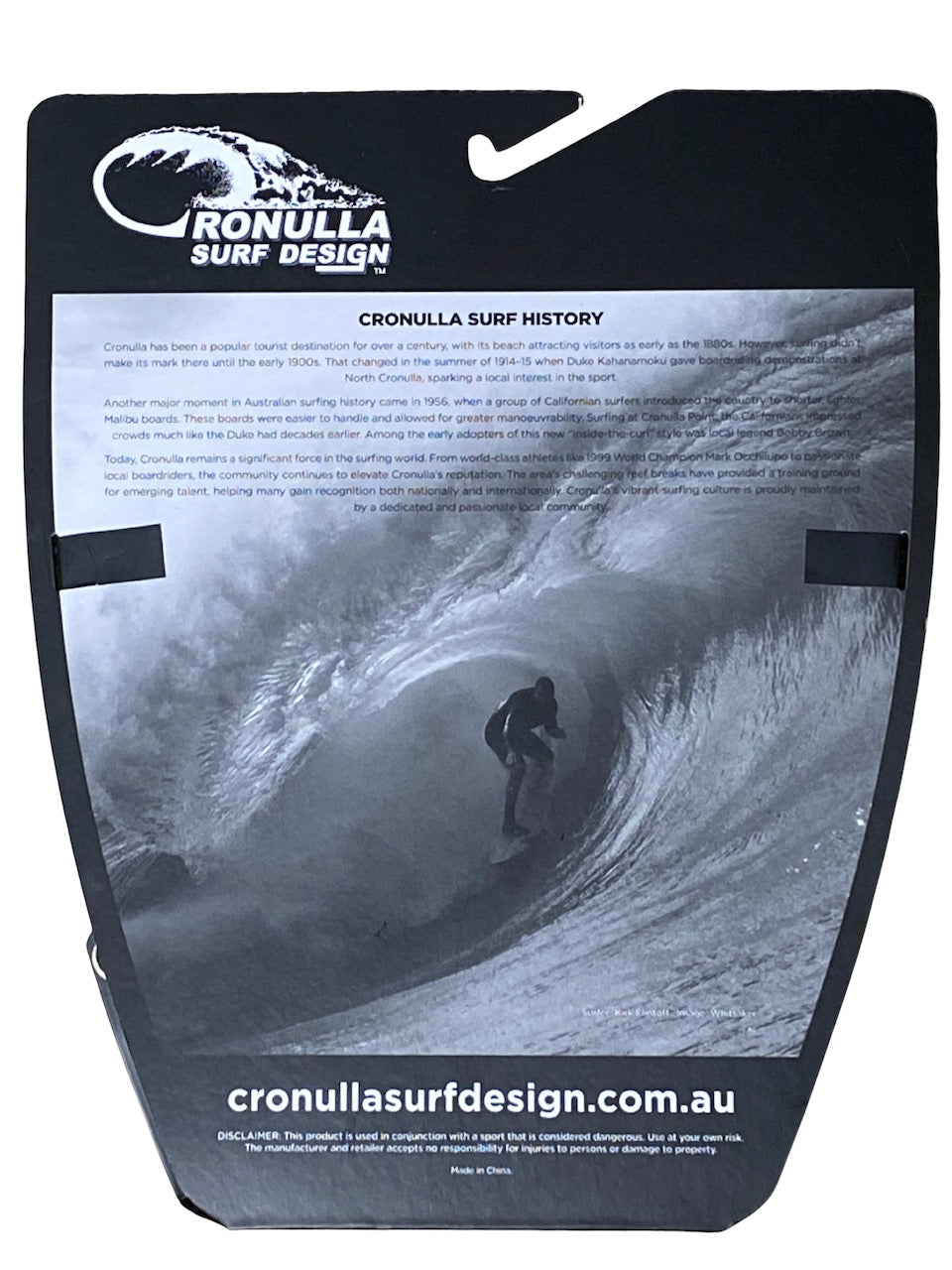 Cronulla Surf Design tail pad packaging 