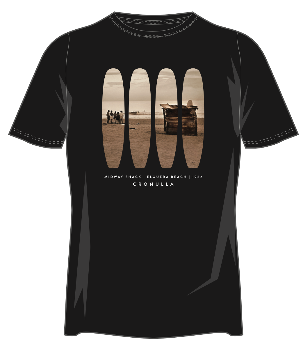 Cronulla Surf Design Elouera Surf Tee Shirt