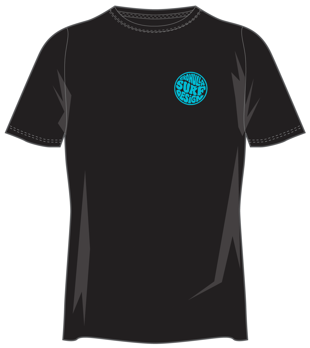Cronulla Surf Design Retro Surf Tee Shirt