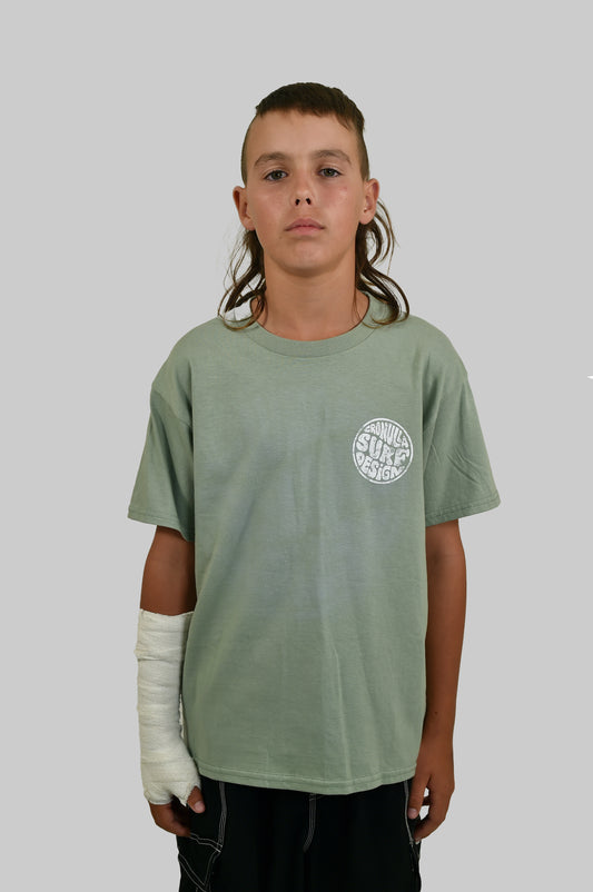 1990 Grom's Time Warp Tee (Sage)