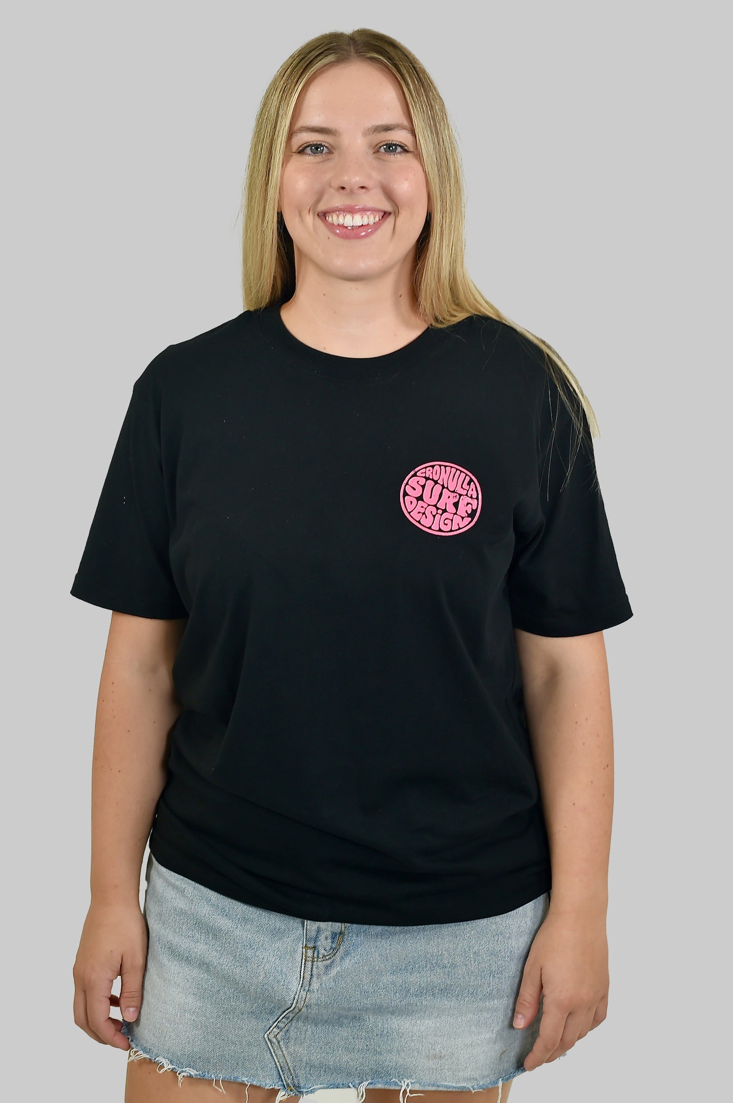 1990 Time Warp Tee (Black/Pink)