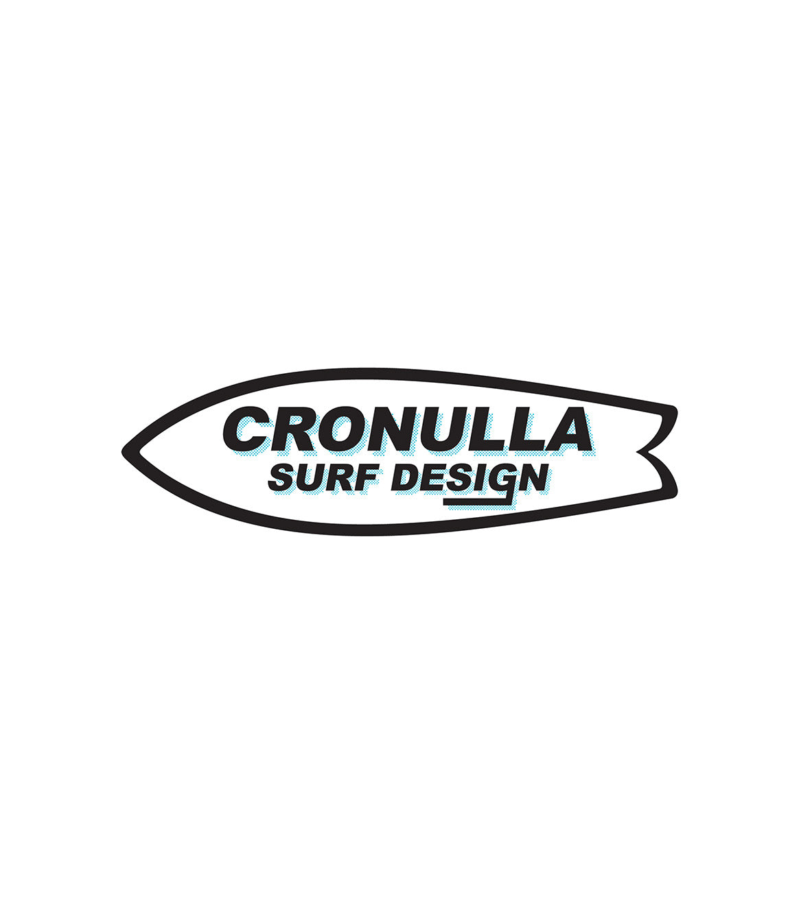 Cronulla Surf Design Surf Sticker