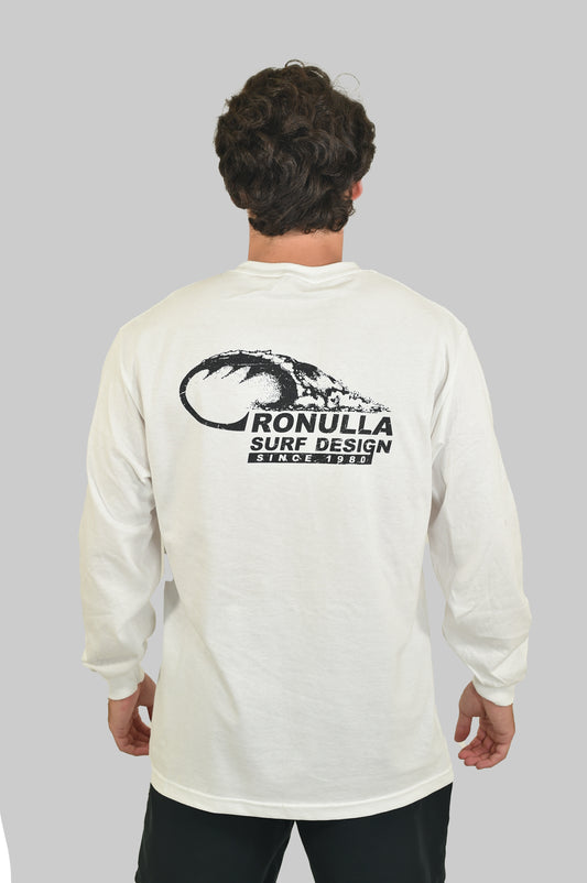 1980 Retro Long Sleeve (White)