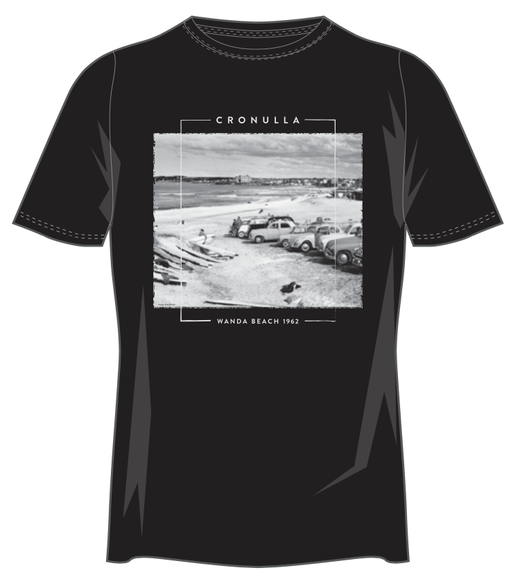 Cronulla Surf Design Wanda Beach Surf Tee Shirt